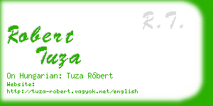 robert tuza business card